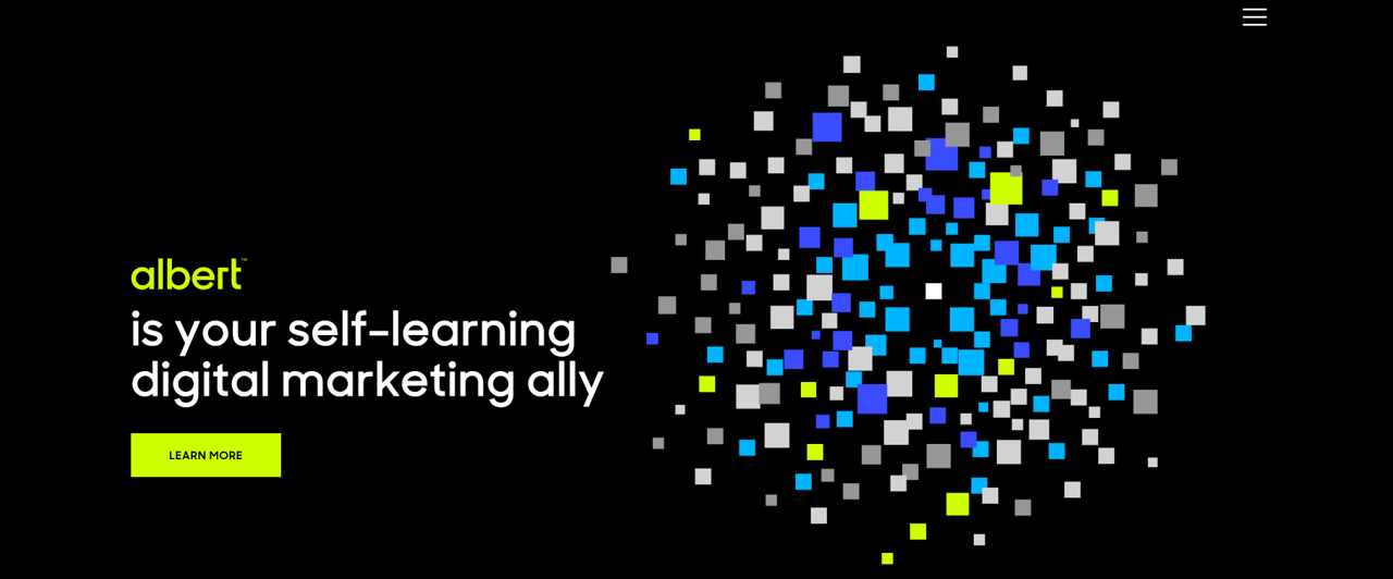 Albert.ai screenshot